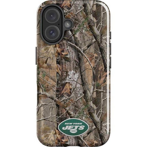 NFL New York Jets Realtree AP Camo iPhone 16 Plus Impact Case